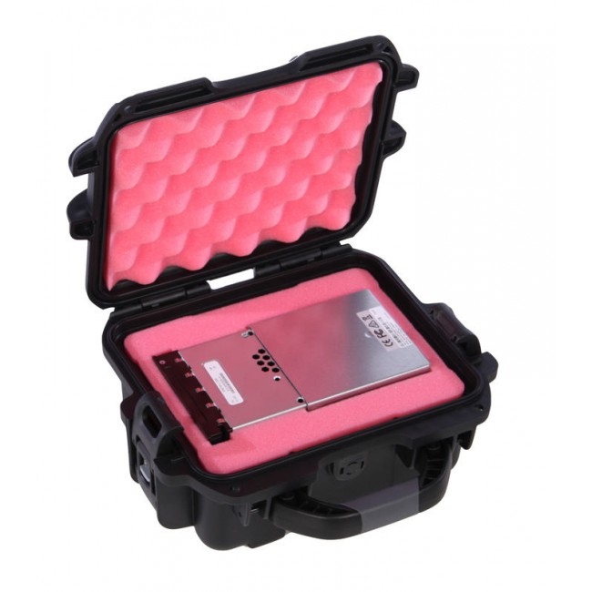 CRU DCP DX115 DC with MoveDock - 1 Capacity Waterproof Turtle Case full